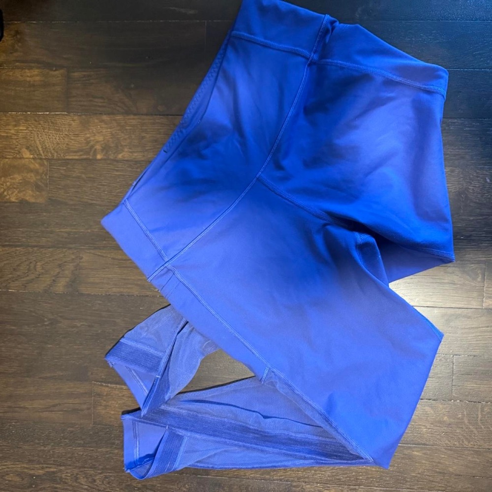 Victoria's Secret Sport blue high-waisted leggings
